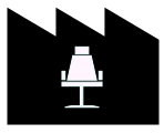 Office furniture manufacturing icon