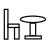 restaurant furniture category icon
