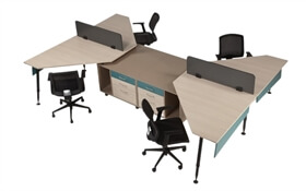 Ofis workstation RDN009 ürün önizleme